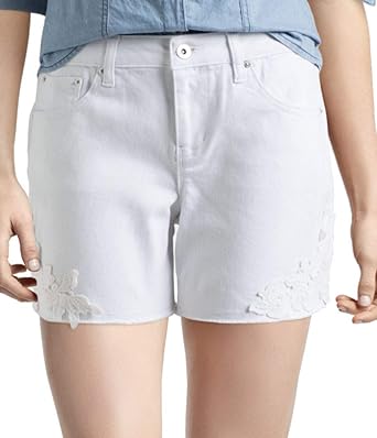 ripped hem shorts