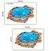 U-Shark® 3D Self-Adhesive Removable Break Through The Wall Vinyl Wall Sticker/Mural Art Decals Decorator (8001I Aquarium(23.6