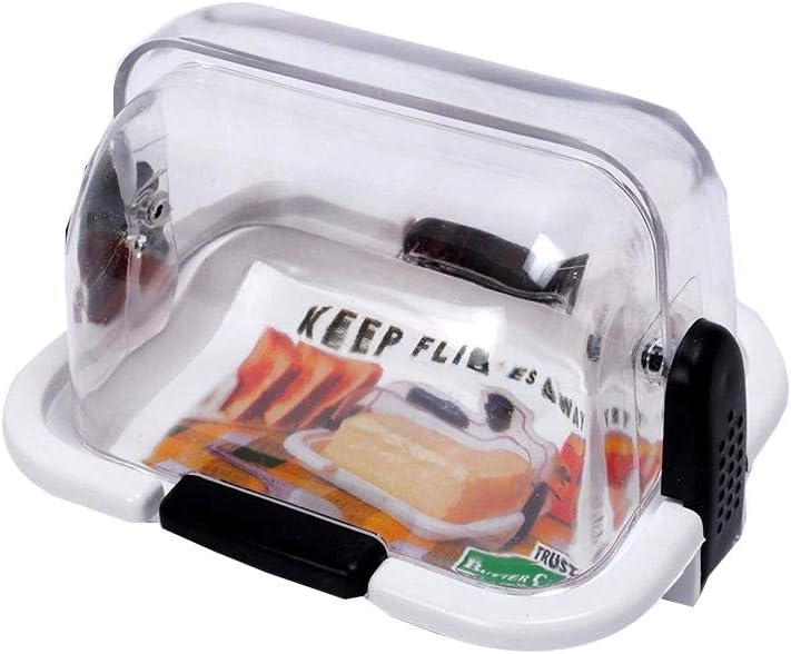 Trust™ Butter Care/Set of-1/From Food Grade Plastic/in White Colour/Microwave Safe