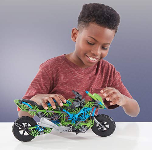 K'nex Mega Motorcycle Building Set - Ages 9+ - 456 Parts - Working Suspension, Authentic Replica Model, Advanced Stem Building Toy for Boys & Girls - 14.5" L X 6" H - Thumbnail 7