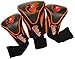 Team Golf MLB Baltimore Orioles Contour Golf Club Headcovers (3 Count) Numbered 1, 3, & X, Fits Oversized Drivers, Utility, Rescue & Fairway Clubs, Velour lined for Extra Club Protection