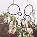 Metal Rings Hoops Macrame Rings for Dream Catcher and Crafts (Gold)