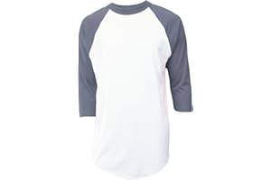 MJ Soffe Women's 3/4 Sleeve Baseball Jersey