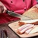 A Cut Above Cutlery Bread Knife, Serrated Knife Slices French Bread, Artisan Bread, Sandwich Bread, Bagels, Cakes, Safe and Comfortable Slip Resistant Handle Can Not Come Loose, Stainless Steel Blade