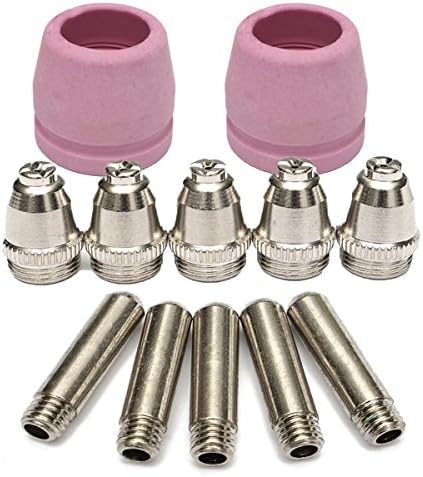 12Pcs Plasma Cutter set of Nozzle Electrode and Cups For LTP5000D LTPDC2000 LTPAC2500