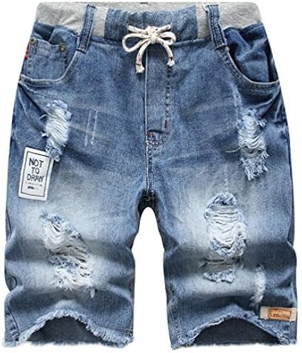 boys grey denim shorts