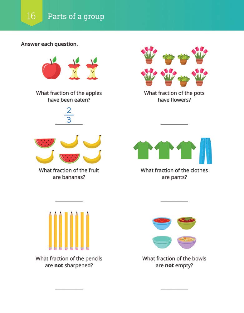 IXL Fractions 3rd Grade Math Workbook, Mathematics Book for Kids Ages 8-9 Covering Addition, Subtraction, Multiplication, Division, and Comparing With ... Mixed Numbers (IXL Topic-Specific Workbooks)