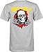 Powell Peralta Ripper T-Shirt, Gray, Large