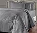 Brielle Home Stream Essentials Bed Skirt, King, Grey