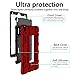 iPad Pro 10.5 Case, Dake 3-Layer Kickstand Defender Heavy Duty Shockproof Full-body Protective Case for Apple iPad Pro 10.5 inch 2017 Release Red