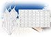 Fantastic Zone Women's Cute White Stripe One-Piece Swimsuit Beach Swimwear Bathing Suit Bikini