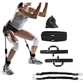 Vertical Jump Trainer Resistance Belt | Leg Strength Training, Basketball, Volleyball, Football, Tennis Leg Agility Training
