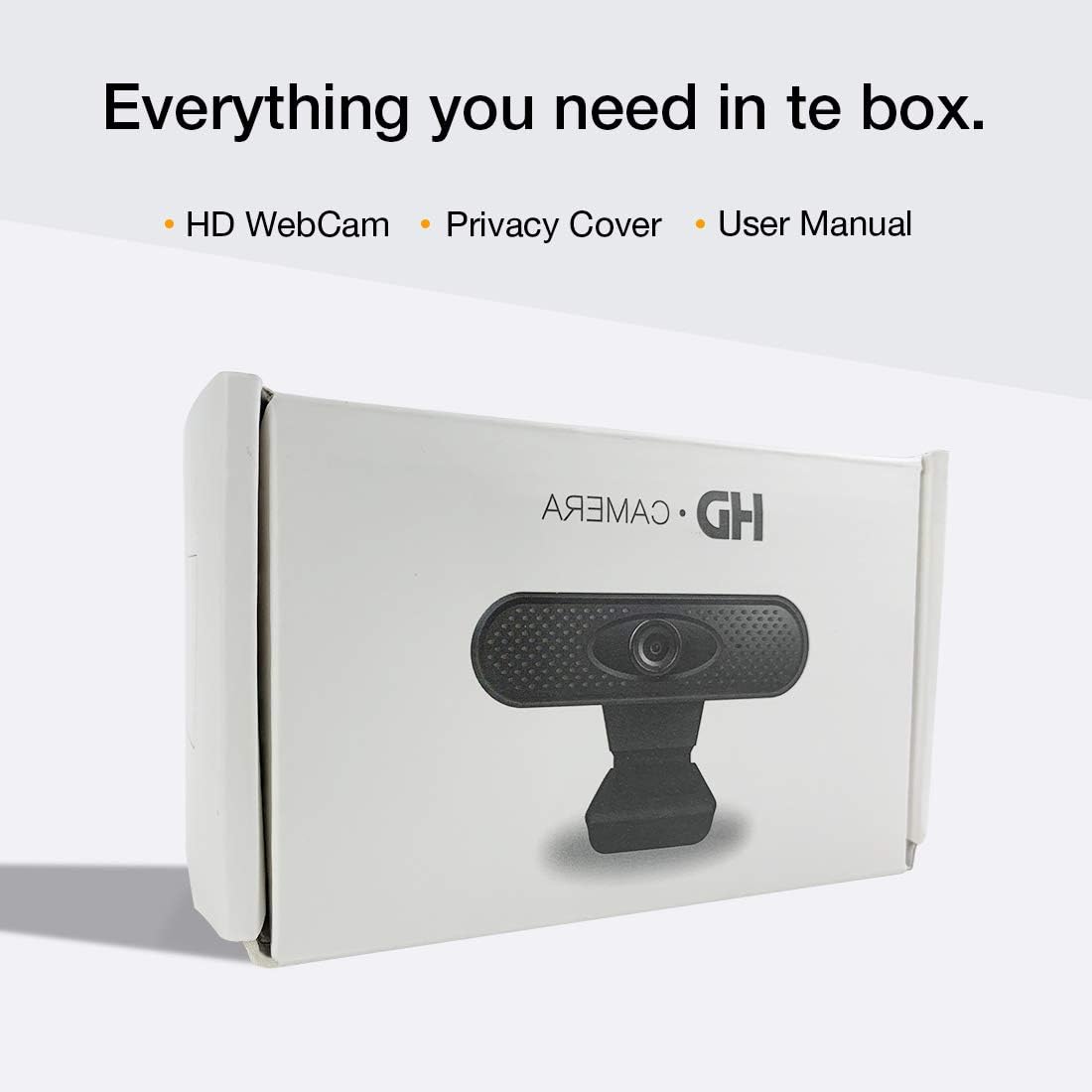 Webcam HD 1080P USB Camera PC Camera with Internal Microphone for Online Meetings Plug and Play Face Camera with Manual Focus for PC, Desktop or Laptop: Electronics
