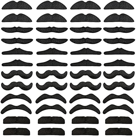 Bigotes Autoadhesivos, 20 Piezas De Bigotes Falsos, Bigotes Negros Peludos, Pegatinas De Barba Falsas Fiel A Su Promesa Bigotes Autoadhesivos, 20 Piezas De Bigotes Falsos, Bigotes Negros Peludos, Pegatinas De Barba Falsas Fiel A Su Promesa