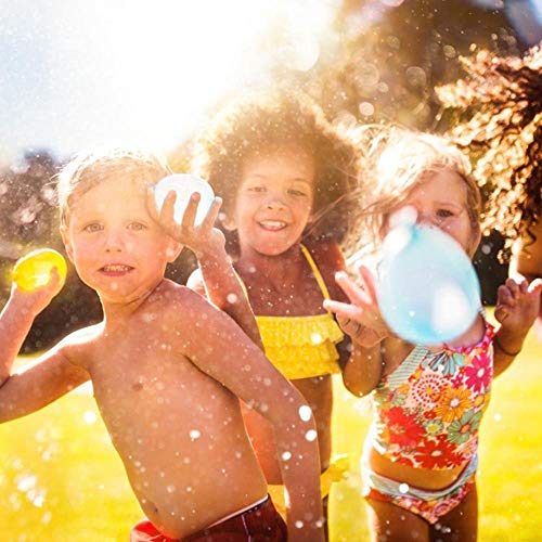 500 Pack Water Balloons with Quick Refill Kits, Eco-Friendly Latex Water Bomb Balloons for Kids and Adults Water Fight Games - Swimming Pool Outdoor Party Summer Splash Fun
