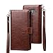 PASONOMI Note 8 Case, Note 8 Wallet Case with Detachable - [Folio Style] PU Leather Wallet case with ID&Card Holder Slot Wrist Strap for Samsung Galaxy Note 8 (Brown, Samsung Galaxy Note 8)