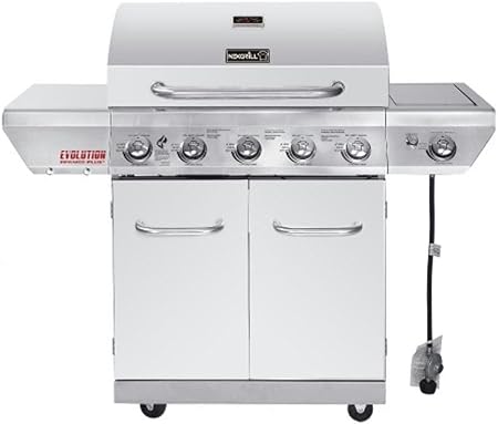Amazon Com Nexgrill 720 0882a Evolution 5 Burner Propane Gas Grill W Infrared Technology Garden Outdoor