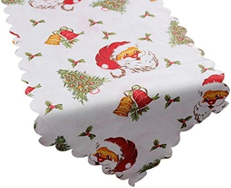 Sumen Christmas Thanksgiving Holiday Vintage Floral Table Runner (B)