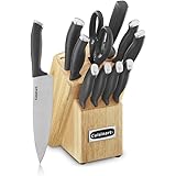 Cuisinart C77SSB-12P Color Pro Collection 12 Piece Knife Block Set, Black