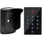 Keyless Entry Pad, Touch Access Control Keypad with Waterproof Cover and 10PCS Card Tag Keyless Entry Door Lock Electronic Keypad Door Lock Digital Door Lock Smart Door Lock for Front Door