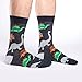 Good Luck Sock Men's Jurassic Dinosaurs Socks, Adult, Shoe Size 7-12
