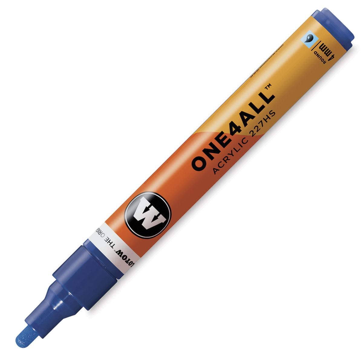 MOLOTOW ONE4ALL Acrylic Paint Marker, 4mm, True Blue, 1 Each (227.206)
