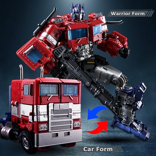 SK MISS Transformable Toys Figurine, Grande Taille Car Robot Transforming Jouets Figurine, Cadeaux pour Les Enfants de Plus 7+ Ans