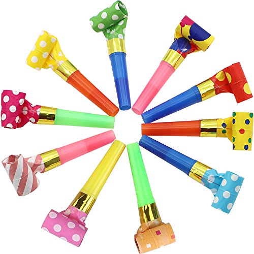 3 Musical+Metallic+Noisemaker+Blowouts+Whistles