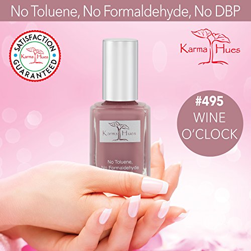 Karma Organic Non-Allergenic Nail Polish (WINE O'CLOCK)