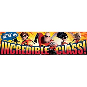 Eureka Incredibles Classroom Banner, Incredible Class, 12 x 45
