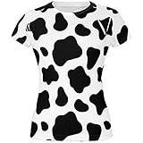 Cow Pattern Costume All Over Juniors T-Shirt