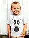 Funny Ghoul Face Shirt Toddler Boys Girls Silly Ghostface Halloween Shirts for Toddler Kids 3T White