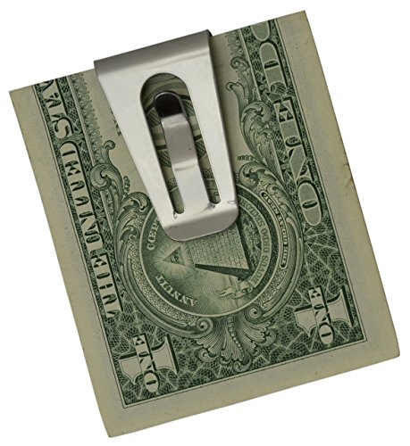 Silver Stainless Steel Slim Money Clip