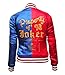 HQ Suicide Women Satin Jacket CLASSIC STYLE (S, HQ RED & BLUE)
