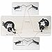 AUTOSAVER88 Halo Projector Fog Lights Compatible with 2002 2003 2004 2005 2006 2007 2008 Dodge Ram 1500 2500 3500 02 03 04 05 06 07 08 Fog Light Replacement, with 12V 55W H7 Bulbs