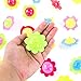 Super Z Outlet Mini Hand Finger Spinner Tops Twisting Plastic Flower Prize Toys for Children Birthday Party Favors (36 Pack)