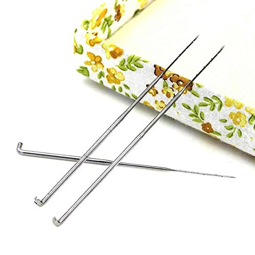 JIAN YA NA Needle Felting Craft Kit Set Wool Felt Tools with Foam Mat + Wooden Felting Handle + 10 Needles + Scissors + Awl + Finger Stall + Glue Stick