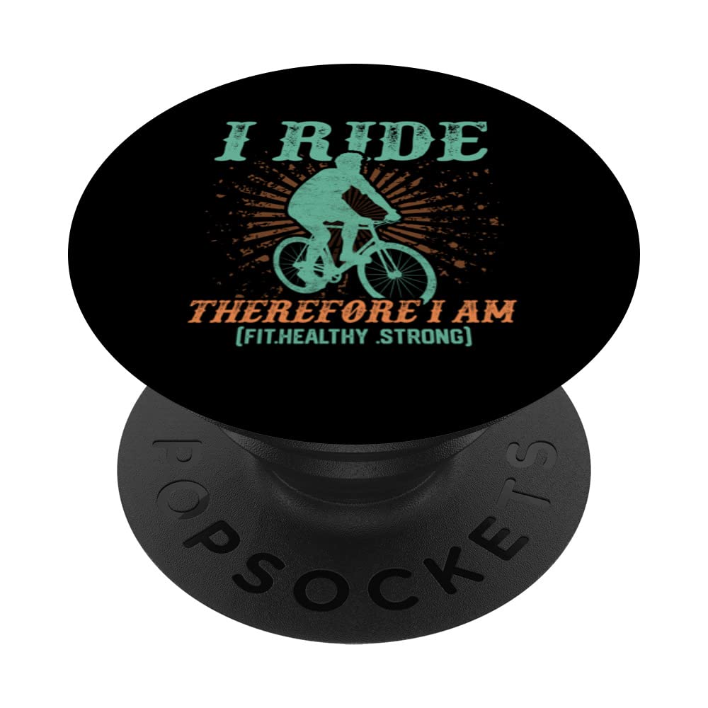 Bicycling Lover Cycling Biking Funny Bicycle ride PopSockets Swappable PopGrip