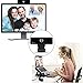Aoleca Webcam USB Web Cam HD Web Camera with Microphone USB Plug and Play,Widescreen Video Calling Recording for PC Computer Laptop for MC, Windows, Vista(Black)