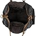 Kattee Luggage Rolling Duffel Bag Leather Trim Canvas Wheeled Carry-on Travel Bag 50L (Black)