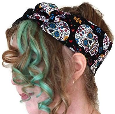Sugar Skull Bandana Headband