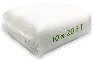 Dafoecheer Garden Netting, Plant Covers 10 x 20Ft Ultra Fine Mesh Netting for Plants Vegetable Fruits Flowers Crops Birds Animals Barrier Protection Net