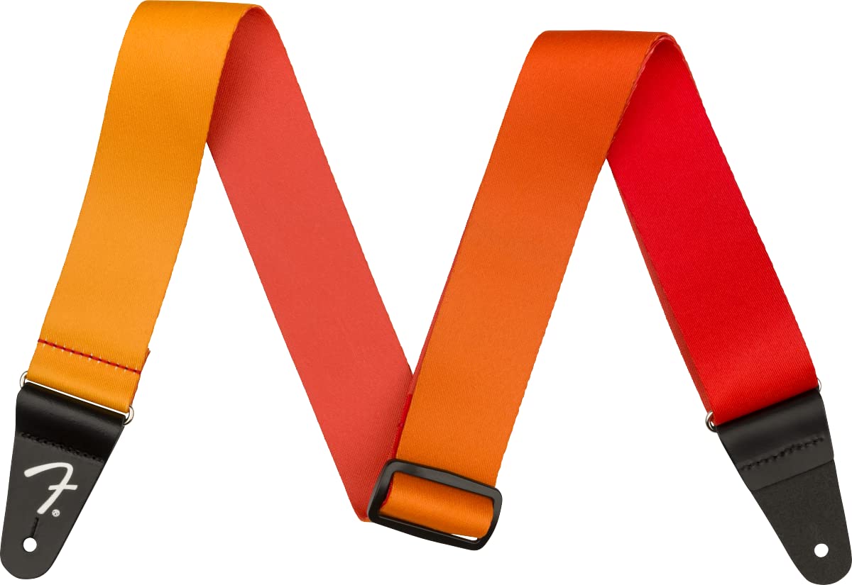 Fender 2 inch ombre strap, tequila sunrise