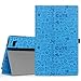 MoKo Case for Fire 2015 7 inch - Slim Folding Cover for Amazon Fire Tablet (7 inch Display - Previous 5th Generation, 2015 Release Only), Cutie Charm BLUE