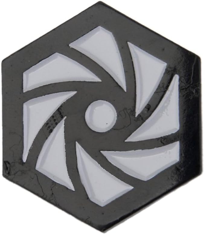 Ingress Shonin Xm Anomaly Hexagon Badge Pin Amazon De Bekleidung