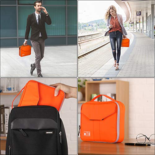 image for Electronic Organizer, Vivefox Double Layer Travel Bag Accessories Cabl