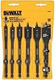 DEWALT DW1587 6 Bit 3/8-Inch to 1-Inch Spade Drill Bit Assortment