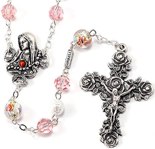 Ghirelli Our Lady of Fatima Rosary with Genuine Swarovski Beads 141030