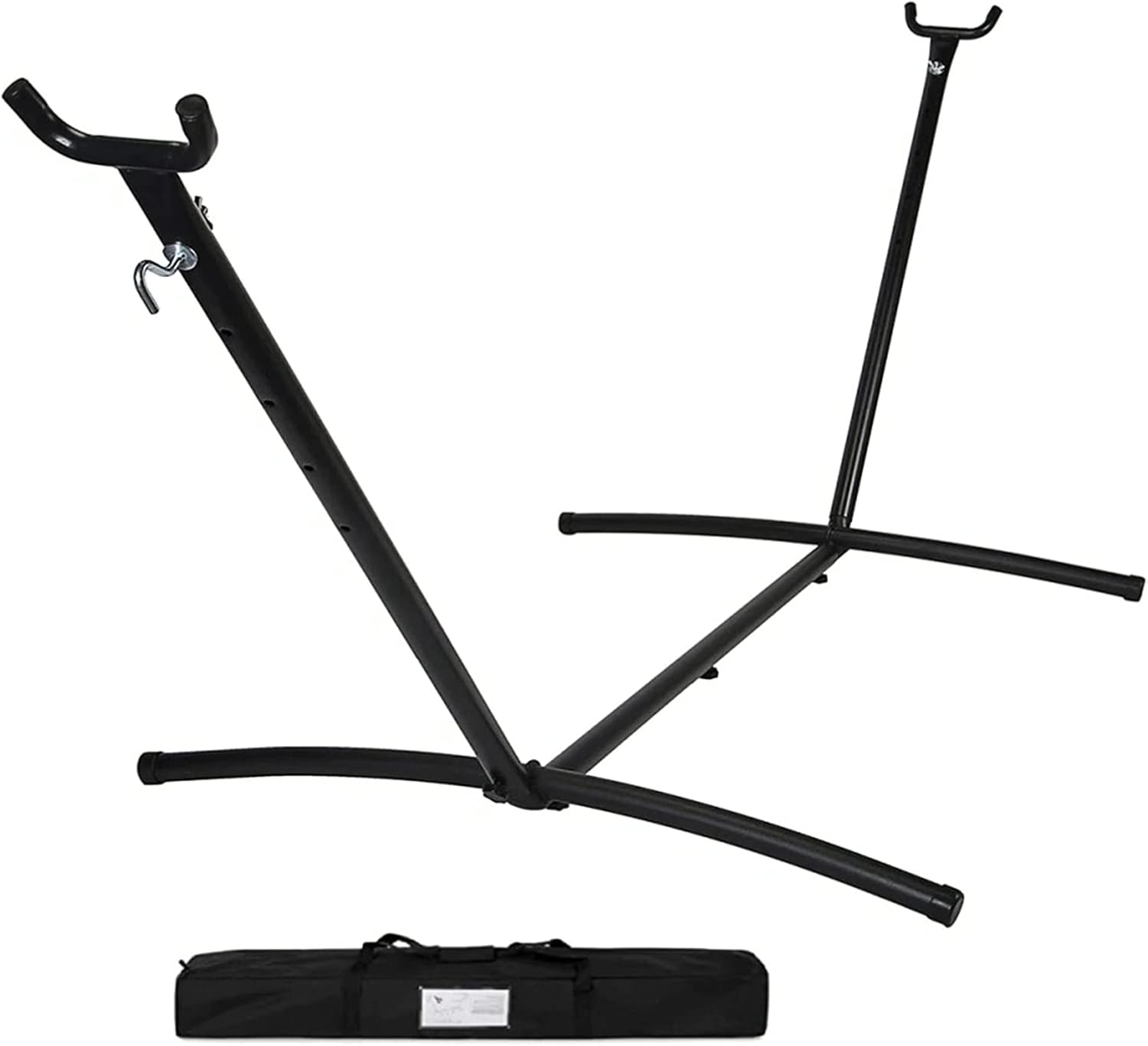 Tuanchuanrp Hammock Stand, Adjustable Hammock Stand Portable Heavy Duty, Space Saving Steel Hammock Stand, Fits Hammocks 9ft Long for Indoor Outdoor Yard Patio Deck, with Carry Bag : Garden & Outdoor