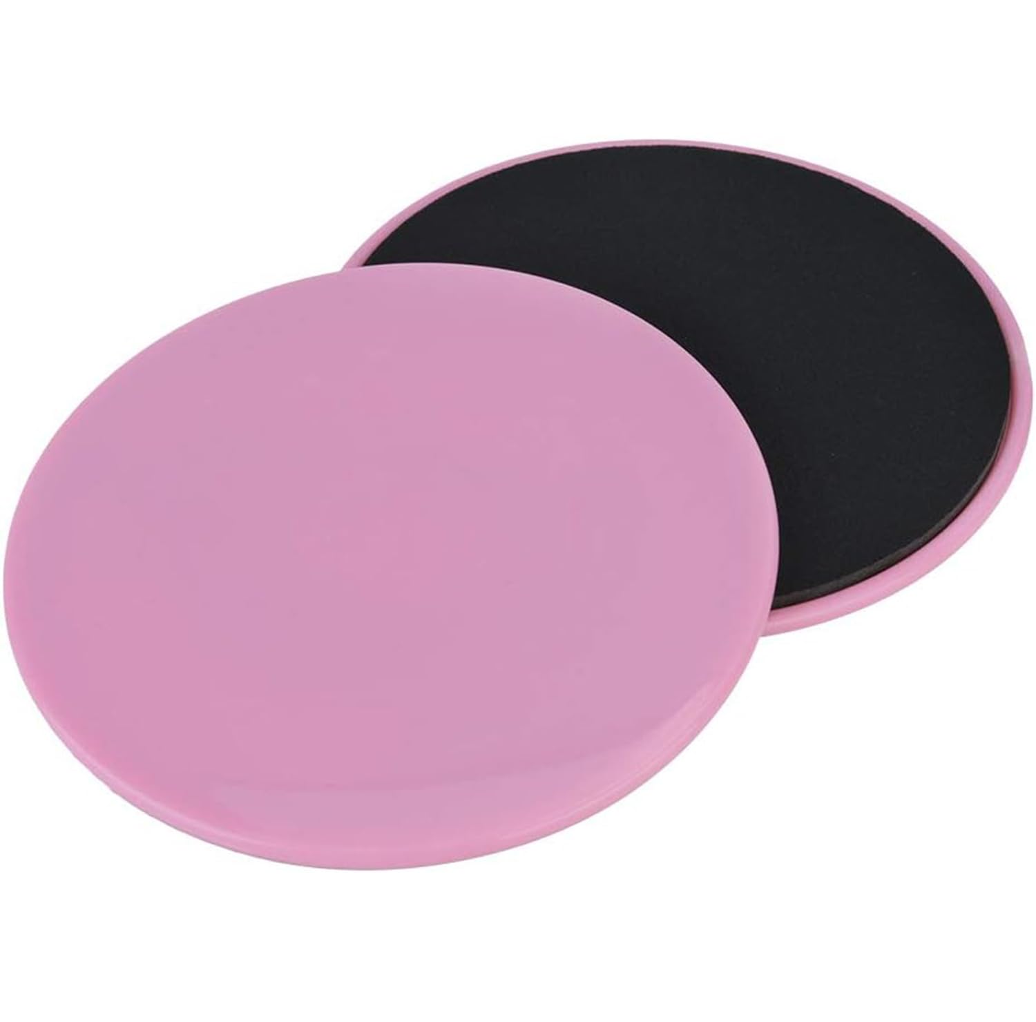 BOBOZHONG Exercise Slider,Core Sliders Double Sided Gliding Discs Sliding Discs Gym Home Fitness Equipment for Use on Carpet Hardwood Floors(Pink)